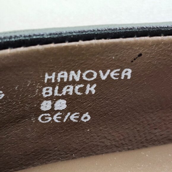 Earthies Earth Black Leather Shoes Size 8B - Picture 8 of 9